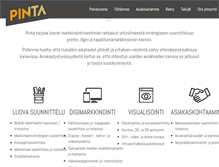 Tablet Screenshot of pinta.fi